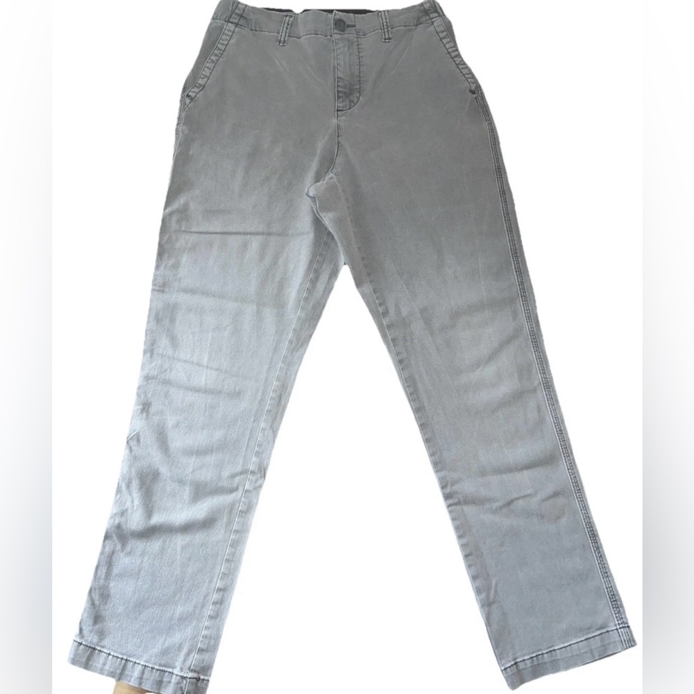 Old Navy Women's Size Small Gray Elastic Waist Chino Pants